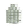 Batų dėžės 18 vienetų 33,5x23,2x14,3cm., žalios spalvos