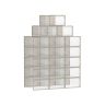 Batų dėžės 18 vienetų 33,5x23,2x14,3cm., smėlio spalvos