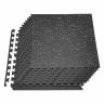 Mankštos kilimėlių rinkinys VEVOR HRD-XJD6610-12G, 12 vnt, 610 × 610 × 10 mm