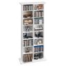 Medijos laikymo spintelė VEVOR KLDS-11, 8 pakopų, 55,9 × 22,2 × 129,5 cm