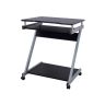 Mobilus stalas Z formos LCD811B, juodas