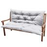 Подушка для скамейки 150x100 см, светло-серая.