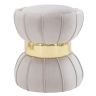Puff Mauro Ferretti Flower, Grey