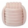 Pouf SOFTY, Pink, 45 × 45 × 45 cm