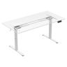 Adjustable height desk Mark Adler Xeno 4.5, White, 82 × 13 × 36 cm
