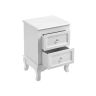 Комплект из 2 прикроватных тумбочек, белый