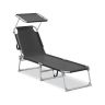 SONGMICS GCB194BZ02 sun lounger, 189 × 53 × 28.5 cm