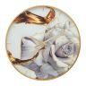 Sieninis laikrodis Glass Rose, Ø 60 × 5 cm