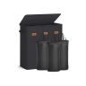 SONGMICS RLH013B01 Laundry Basket, 3 Compartments, 160 L, 64 × 33 × 75 cm