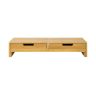 Monitoriaus stovas 60x22x11cm., šviesiai rudos spalvos