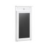 Sieninis baro stalas 50x75x76cm., baltos/juodos spalvos