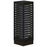 Sodo šviestuvas su saulės baterija Outsunny 15,5x15,5x46cm., juodos spalvos