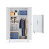 SONGMICS OMC018GJ01 wardrobe, 2 doors, 5 shelves, 80 × 165 × 40 cm