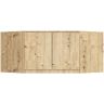 Spintos antresolė AkordV2 S100, 2 durys, 100 × 55 × 50 cm