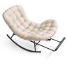 Rocking chair VASAGLE, with footrest, 118 × 85 × 85 cm