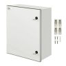 NEMA 4X plieninė elektros dėžutė, 60x50x23 cm, IP66, atspari vandeniui ir dulkėms