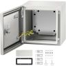 NEMA 4X plieninė elektros dėžutė, 20x20x15 cm, IP66 atspari vandeniui ir dulkėms