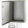 NEMA 4X plieninė elektros dėžutė 60x40x25 cm IP66, atspari vandeniui ir dulkėms