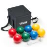 Набор для игры в бочче, диаметр шаров 100 мм, 8 полимерных шаров, сумка для переноски.