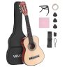 Klasikinė medinė gitara 780 mm pradedantiesiems su priedais