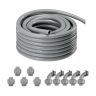 Lankstus PVC elektros vamzdis 12,7 mm, 30,5 m, nemetalinis
