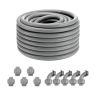 19,1 mm PVC elektros vamzdis, lankstus, 30,5 m, nemetalinis