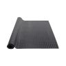 Diamond-plate guminis garažo grindų kilimėlis, 3 mm, juodas, 4x15 pėdų