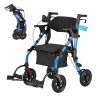 Vaikštynė ir transportavimo kėdė VEVOR HFK-9269KD-1, 2 viename, 1070 × 730 × 920–1065 mm