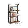 VASAGLE kitchen shelf, 4-tier, 80 × 140 × 40 cm