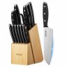 Virtuvinių peilių rinkinys VEVOR KD45P71MM40-15PCS, 15 dalių, 180 × 107 × 330 mm