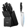 Virtuvinių peilių rinkinys VEVOR KD46P73MM44-15PCS, 15 dalių, 11,5 × 21 × 32 cm