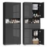 Bathroom cabinet VASAGLE, 1 drawer, 30 × 170 × 30 cm