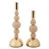 Bolly candlesticks, 2 pcs, Ø 10 × 24–29.5 cm