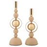 Candlesticks "Saturn", 2 pcs, 10 × 27–33 × 10 cm