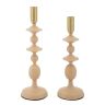 Candlestick set Gemini, 2 pcs, 10 × 29–33 × 10 cm