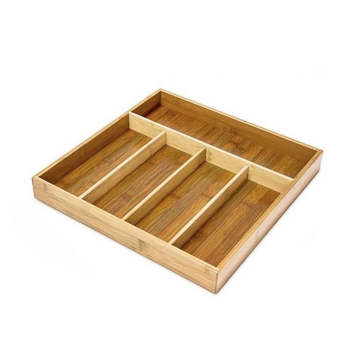 Stalo įrankių padėklas 4x34x33,5cm., šviesiai rudos spalvos