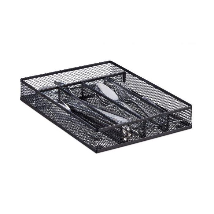 Stalo įrankių padėklas 5x23,5x31,7cm., juodos spalvos