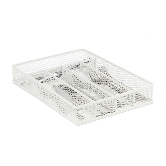 Stalo įrankių padėklas 5,5x23,5x32cm., baltos spalvos