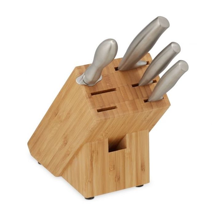 Подставка для ножей 20x11,5x23,5см., светло-коричневая