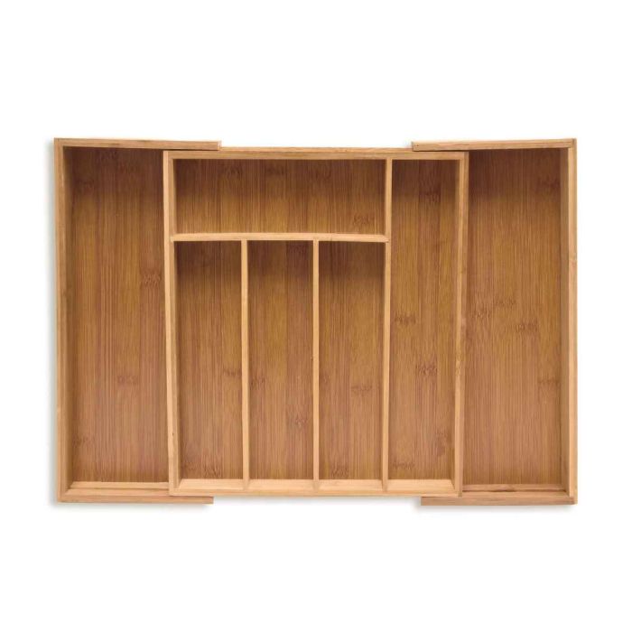 Stalo įrankių padėklas 5,5x25,5x35,5cm., šviesiai rudos spalvos