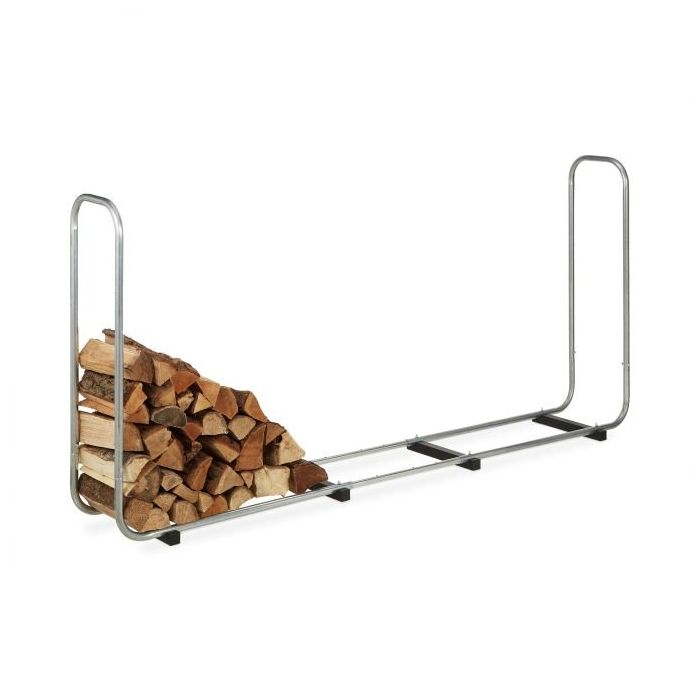 Stovas malkoms 103x230x36cm., juodos/sidabrinės spalvos