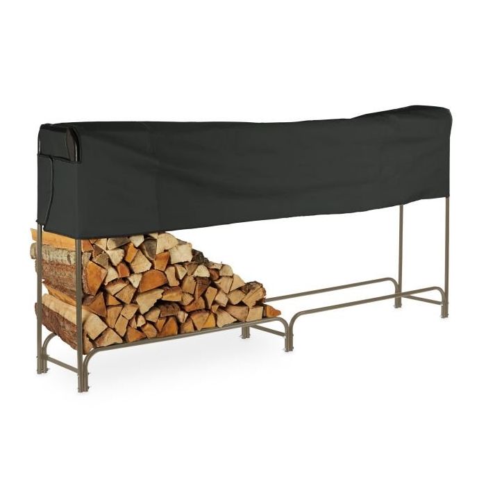 Stovas malkoms 122x250x30cm., juodos/rudos spalvos