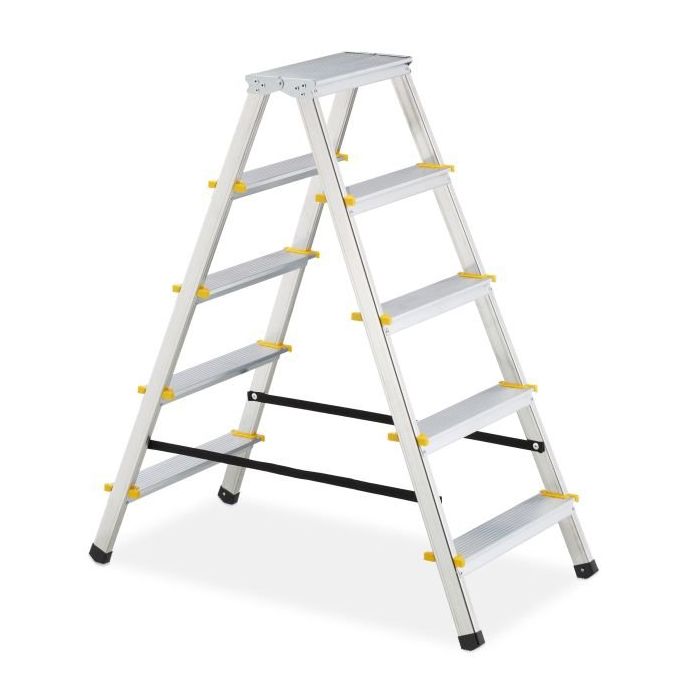 Buitinės kopečios 103x45,5x92,5cm., sidabrinės/juodos/geltonos spalvos
