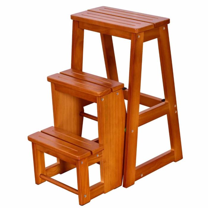 Приставной столик 38,5x57x66см, коричневого цвета