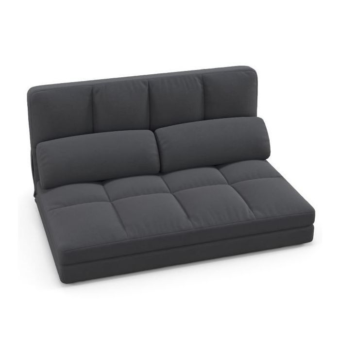 Диван-кровать 70x102x52см, тёмно-серого цвета