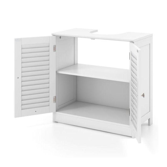 Тумба под раковину 60x30x60см, белого цвета