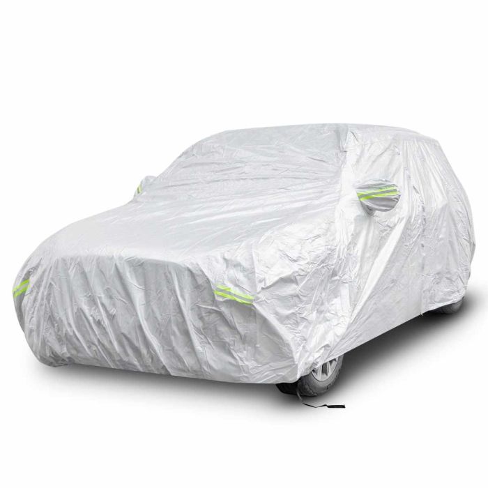 Чехол для автомобиля 483x191x153см, серебристого цвета