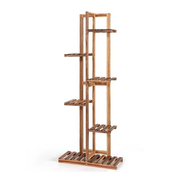 Gėlių stovas 50x21x124cm., rudos spalvos