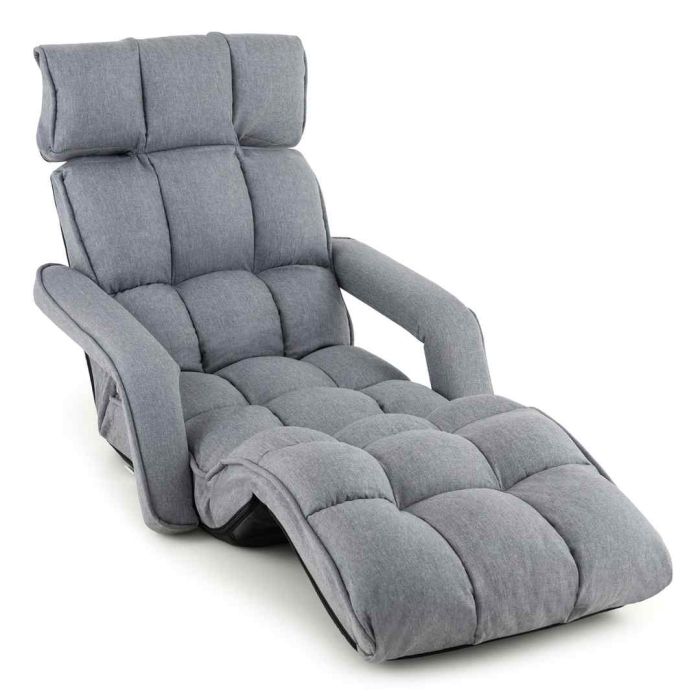 Напольное кресло 196x72x19,5см, серого цвета