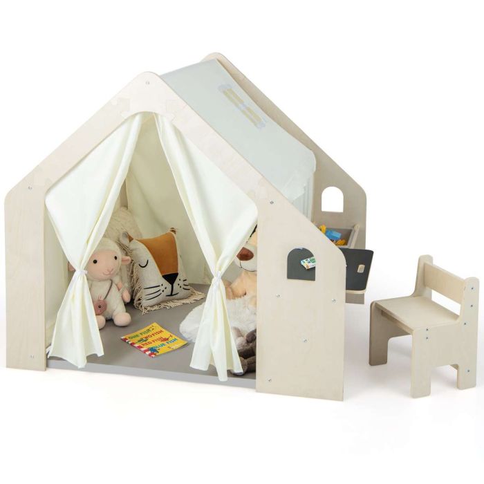 Игровая палатка 131x98x113см, светло-коричневого цвета